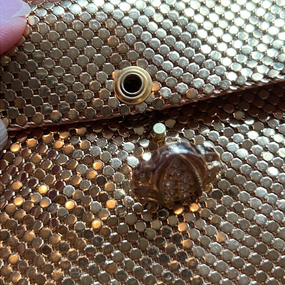 Vintage Whiting & Davis Gold Mesh Small Clutch - Picture 3 of 8